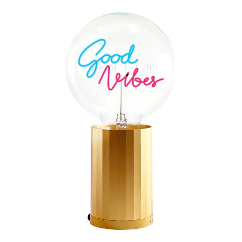 Good Vibes Portable Table Lamp