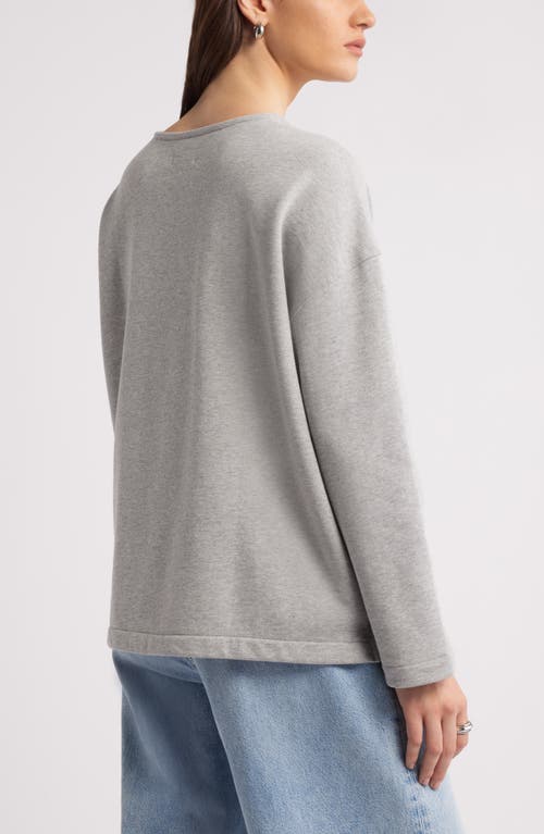 Nordstrom French Terry Top In Gray