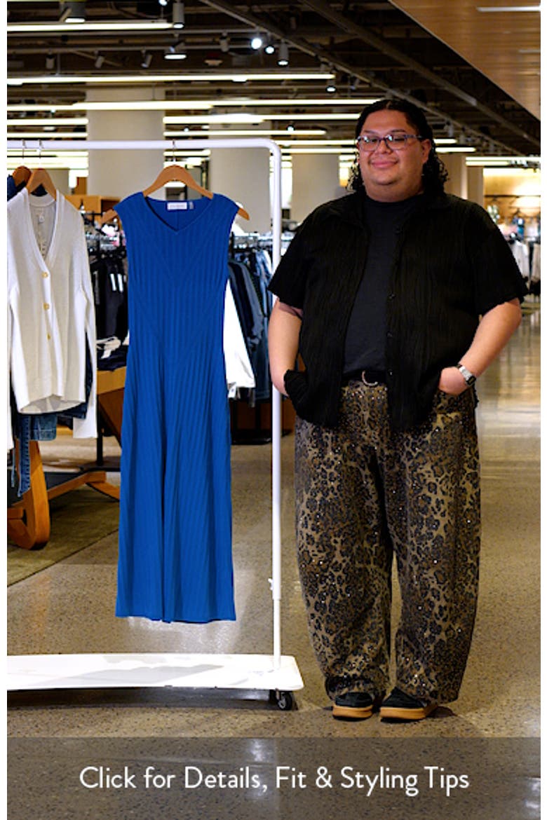 The Lori Sleeveless Sweater Midi Dress video