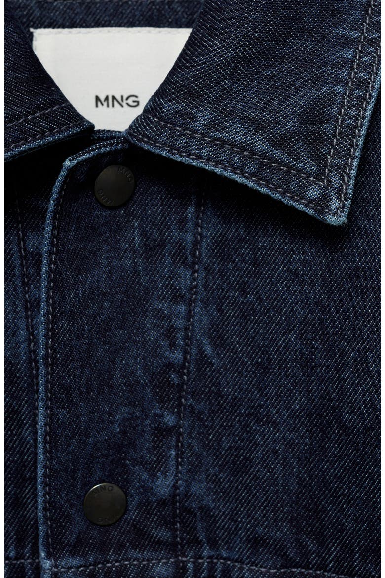 Denim Jacket, Alternate, color, DARK BLUE