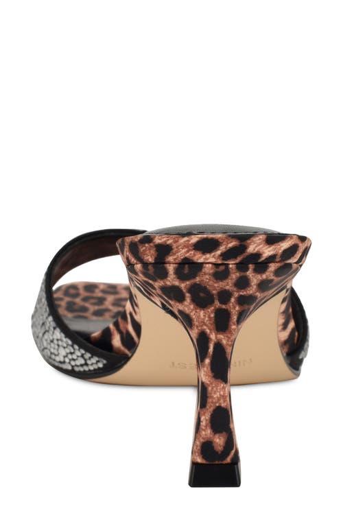 Nine West Women's Rokke Slip-on Tapered Heel Sandals In Black 003