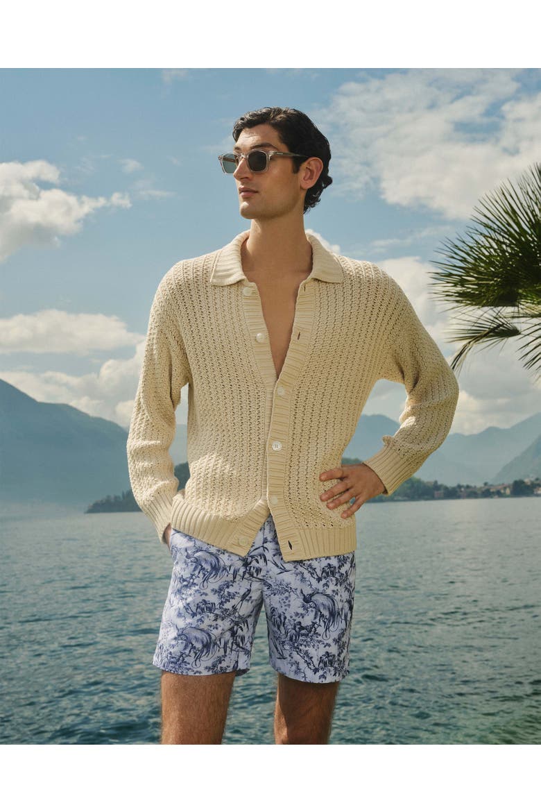 Thomas Relaxed Fit Long Sleeve Knitted Shirt, Alternate, color, Cashew