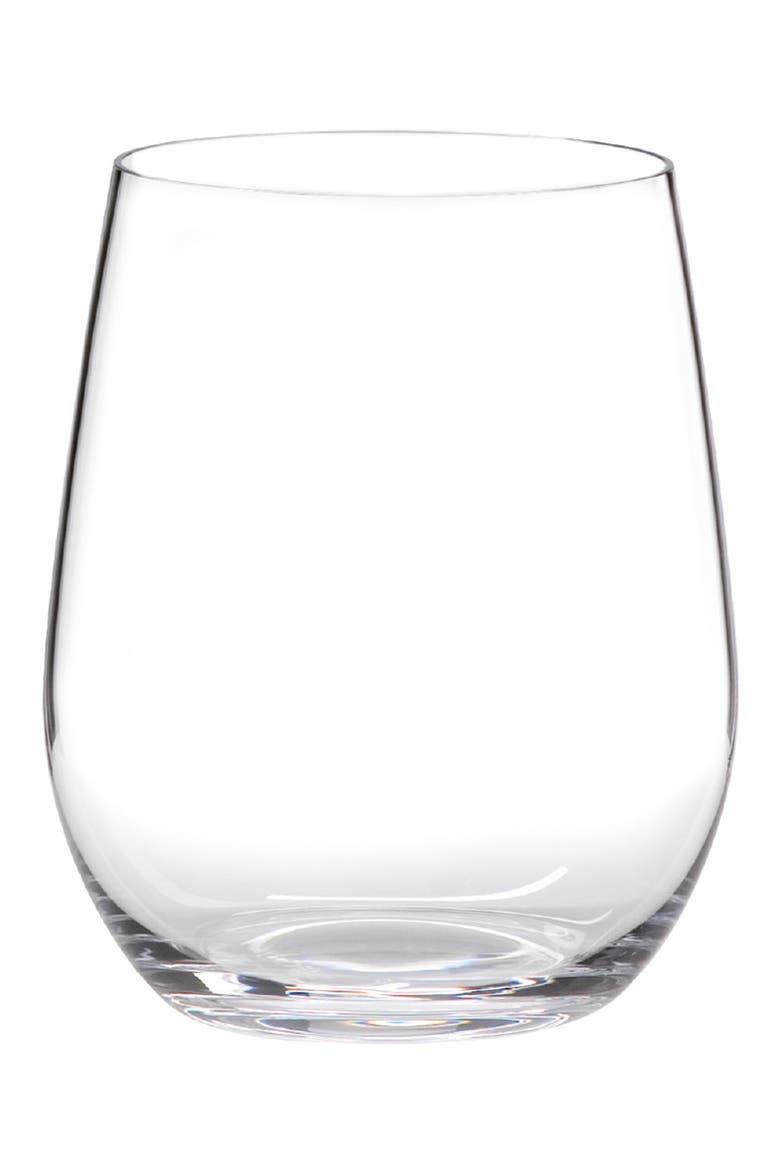 O Viognier/Chardonnay Wine Tumbler, Set of 4, Main, color, CLEAR