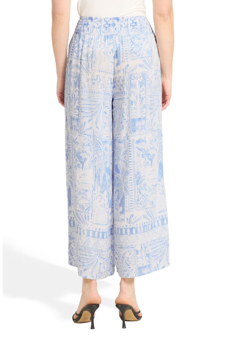 Breezy Crop Wide Leg Pants, Alternate, color, BLUE