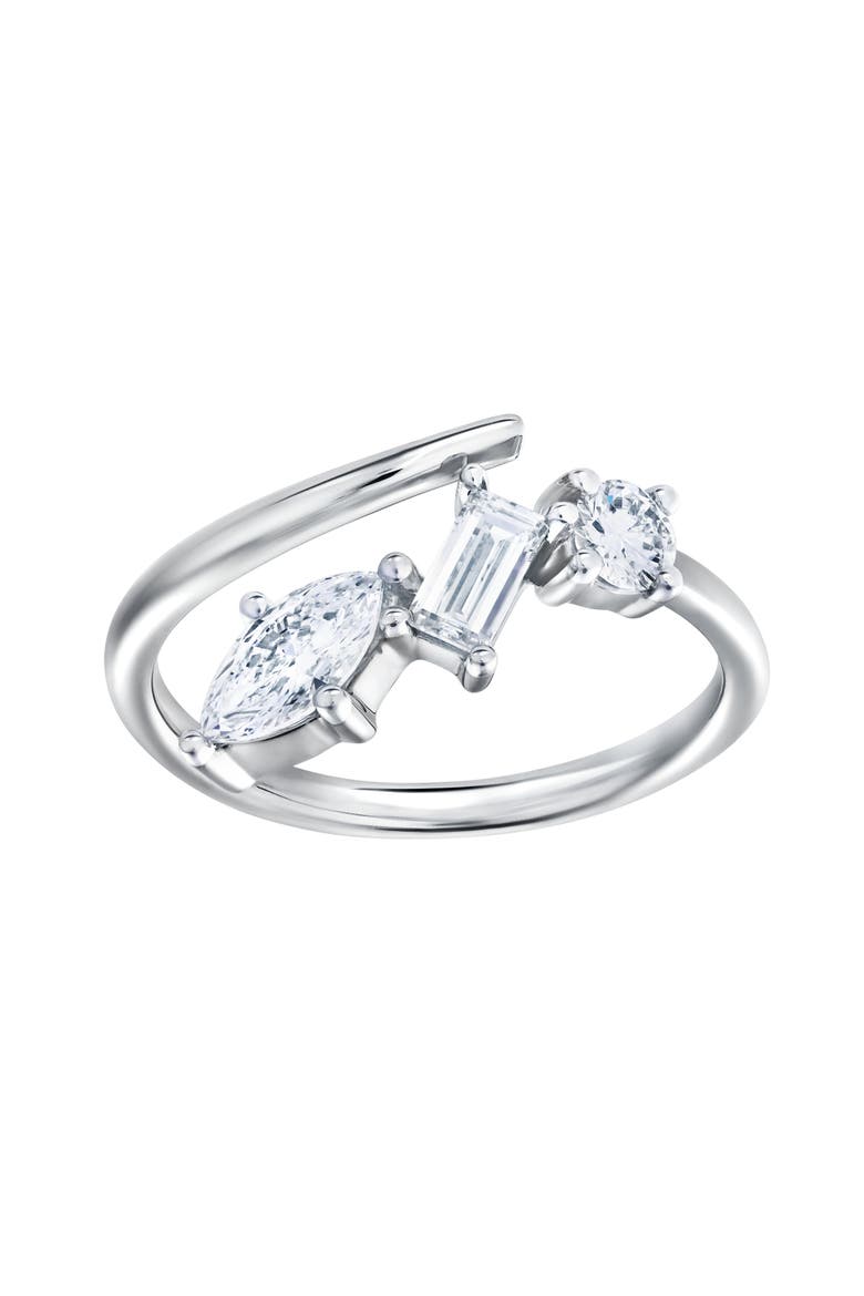 Larys 14K Gold Lab Grown Diamond Ring - 0.75 Ct, Main, color, 14K White Gold