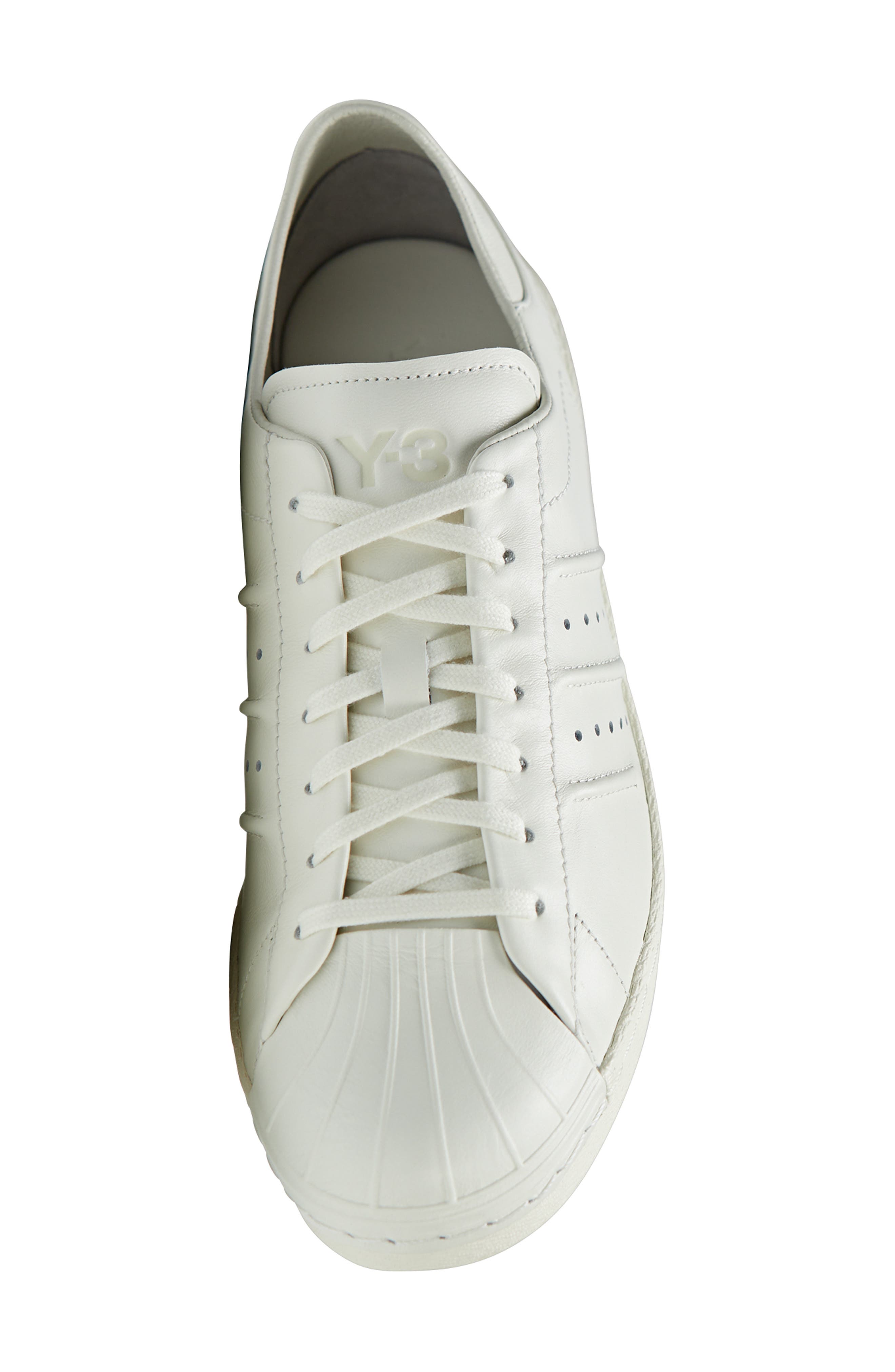 adidas Y-3 Superstar Sneaker, Alternate, color, White/ White