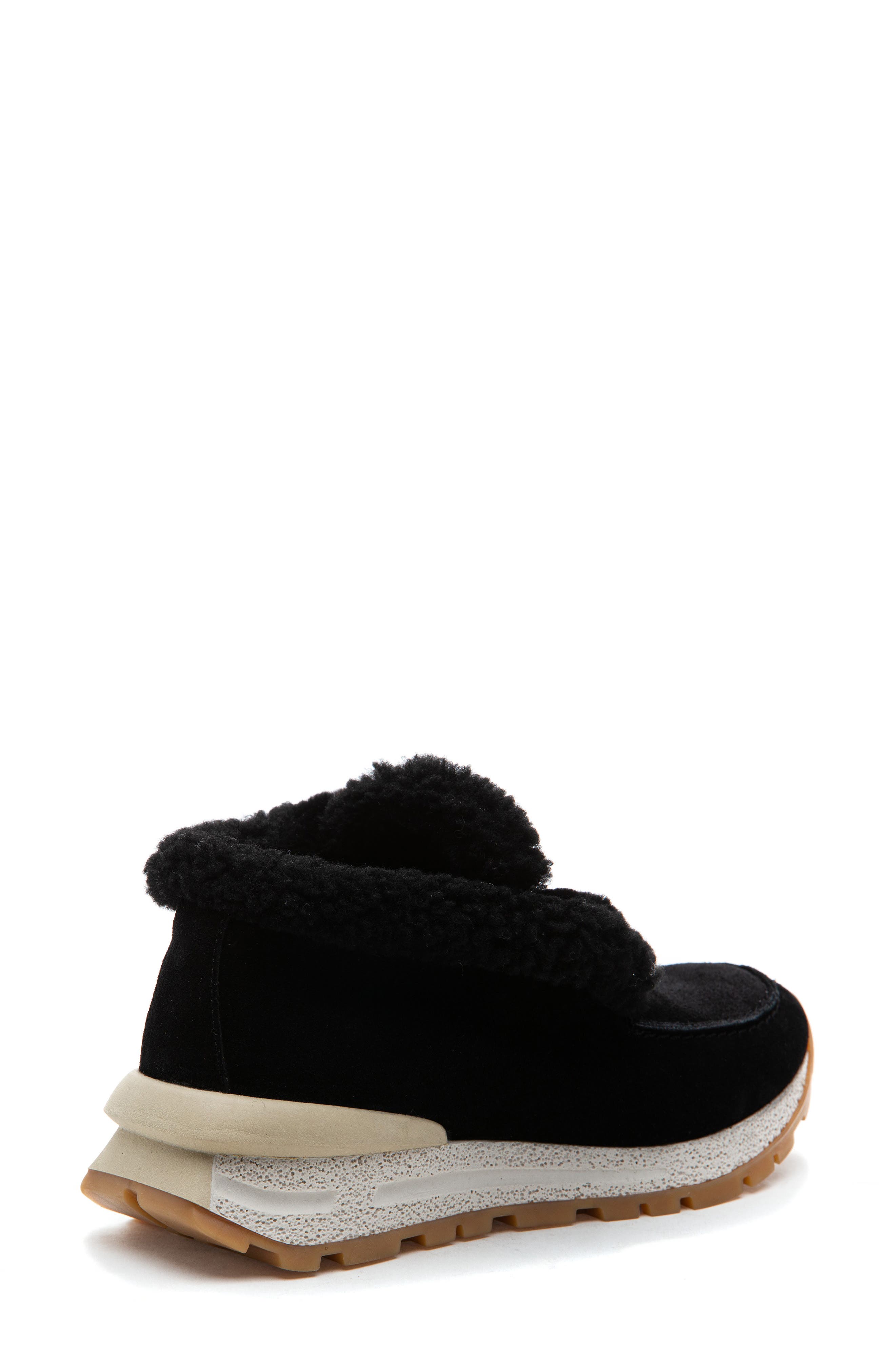 275 Central Quinn Genuine Shearling Lined Sneaker Boot, Alternate, color, Black