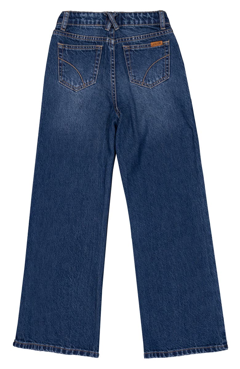 Joe's Jeans Kids' The Mia High Waist Wide Leg Jeans, Alternate, color, Dark Wash