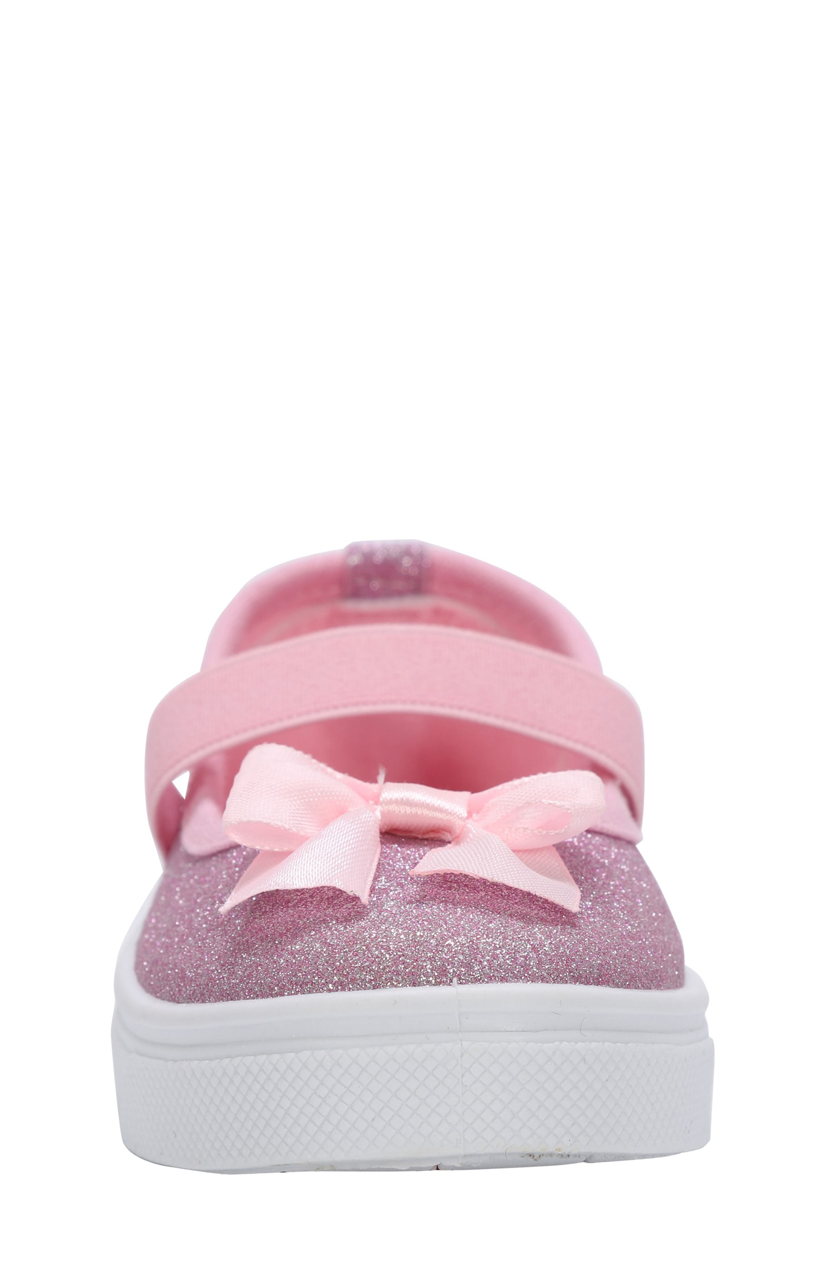 OOMPHIES Kids' Quinn Sneaker, Alternate, color, Pink Glitter