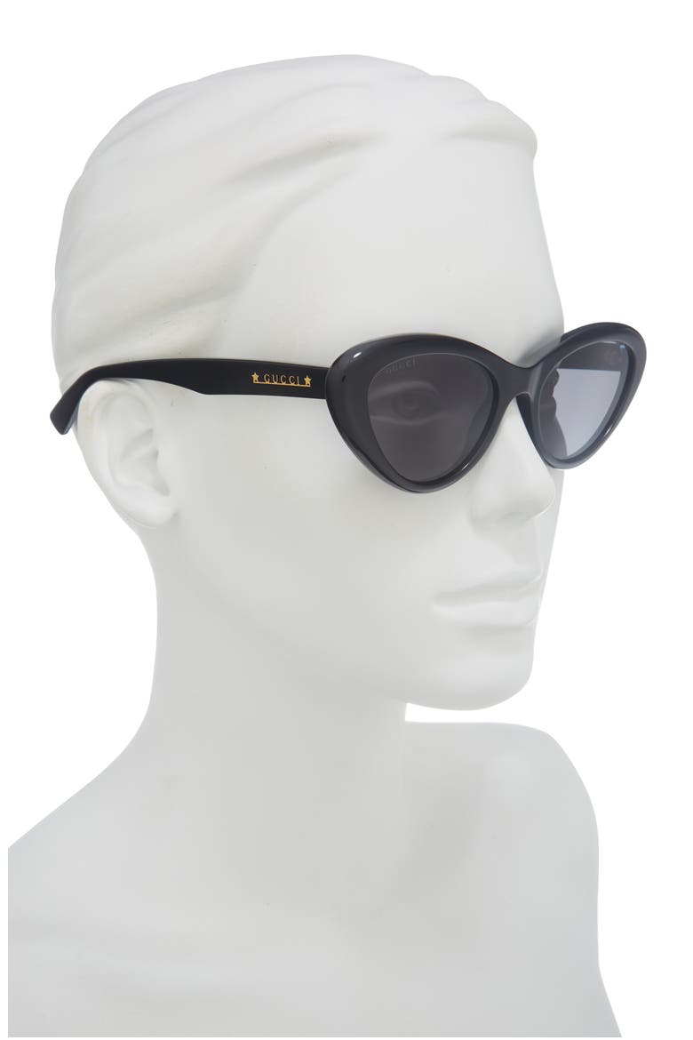 Cat Eye Sunglasses, Alternate, color, BLACK BLACK GREY