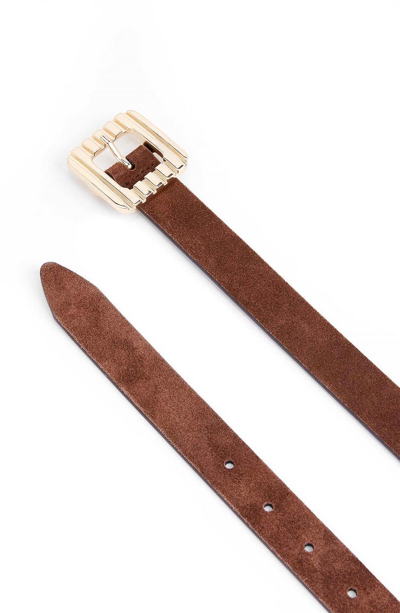 Ettika Suede Belt, Alternate, color, Warm Truffle