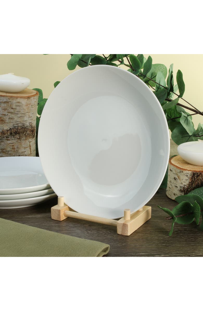 BIA Cordon Bleu Set of 4 Coupe Salad Plates, Alternate, color, White