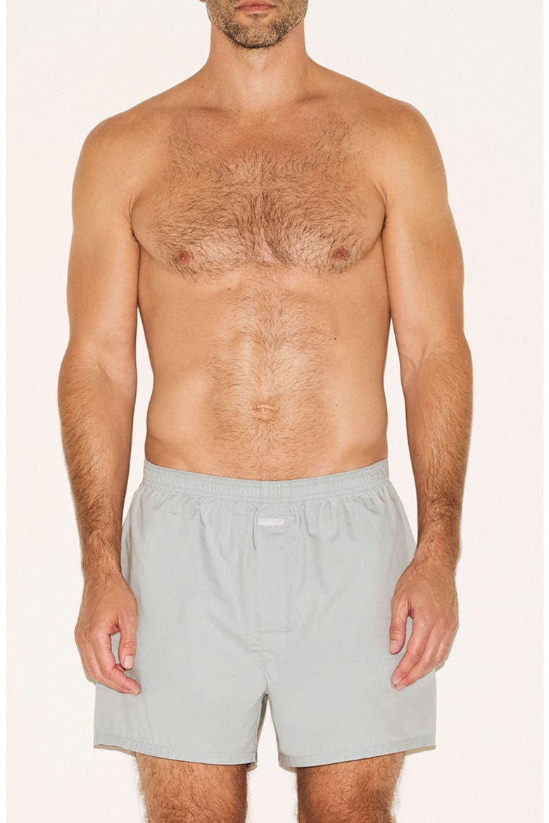 Cotton Poplin Boxers, Main, color, MERCURY