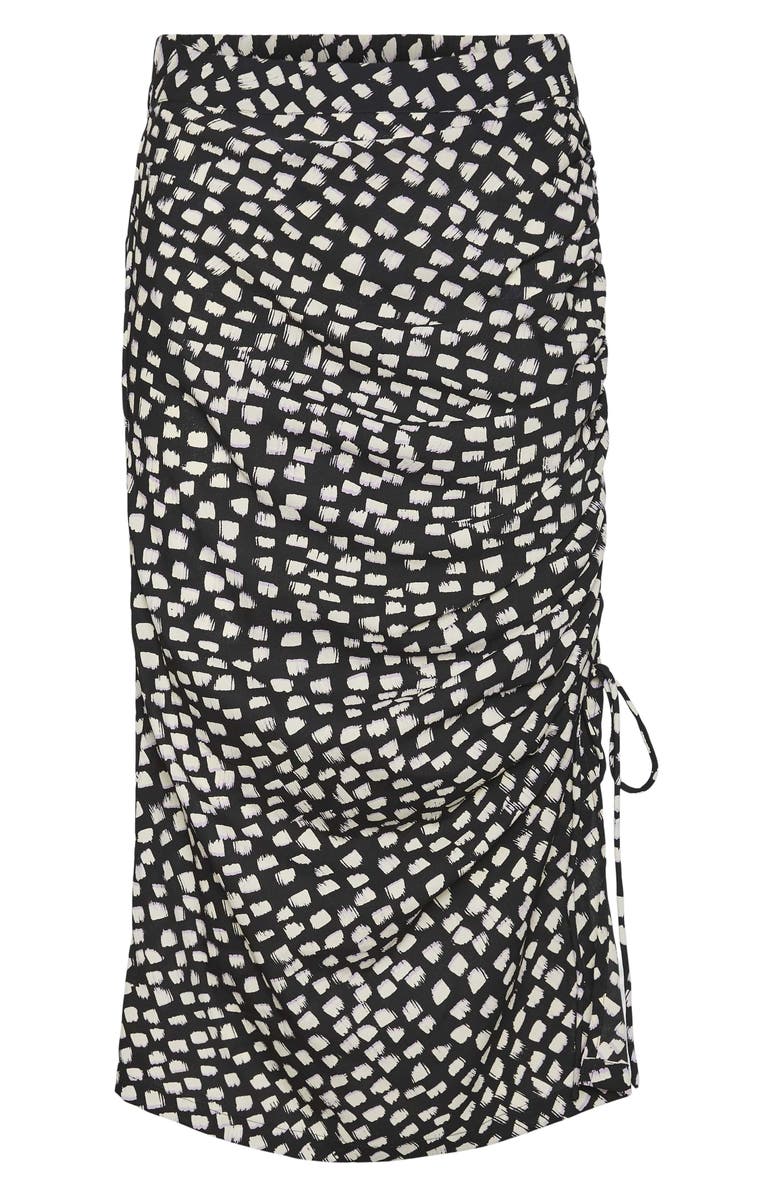 VERO MODA CURVE Olga Slit Calf Skirt, Main, color, 