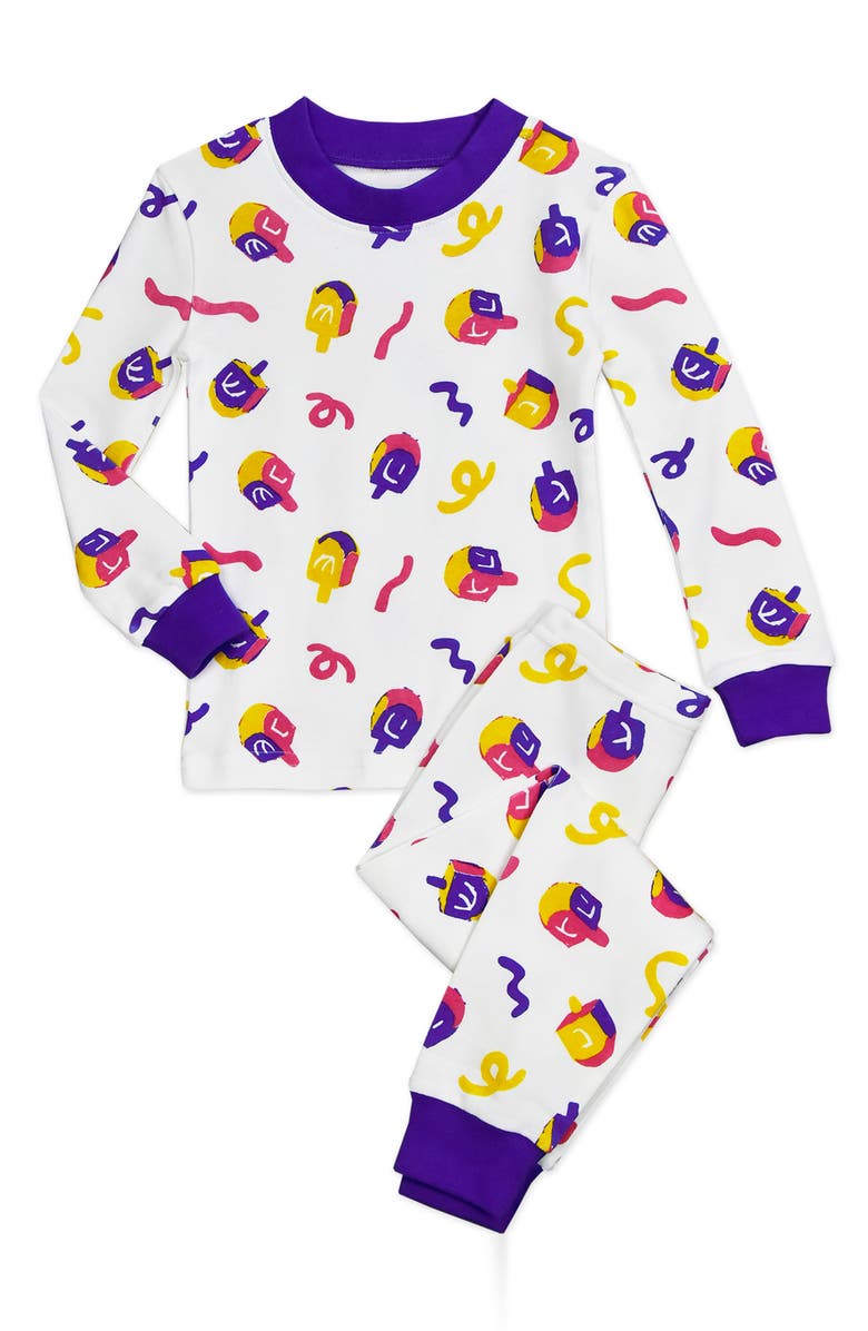 Sara’s Prints Sara's Prints Kids' Two-Piece Fitted Pajamas, Main, color, 