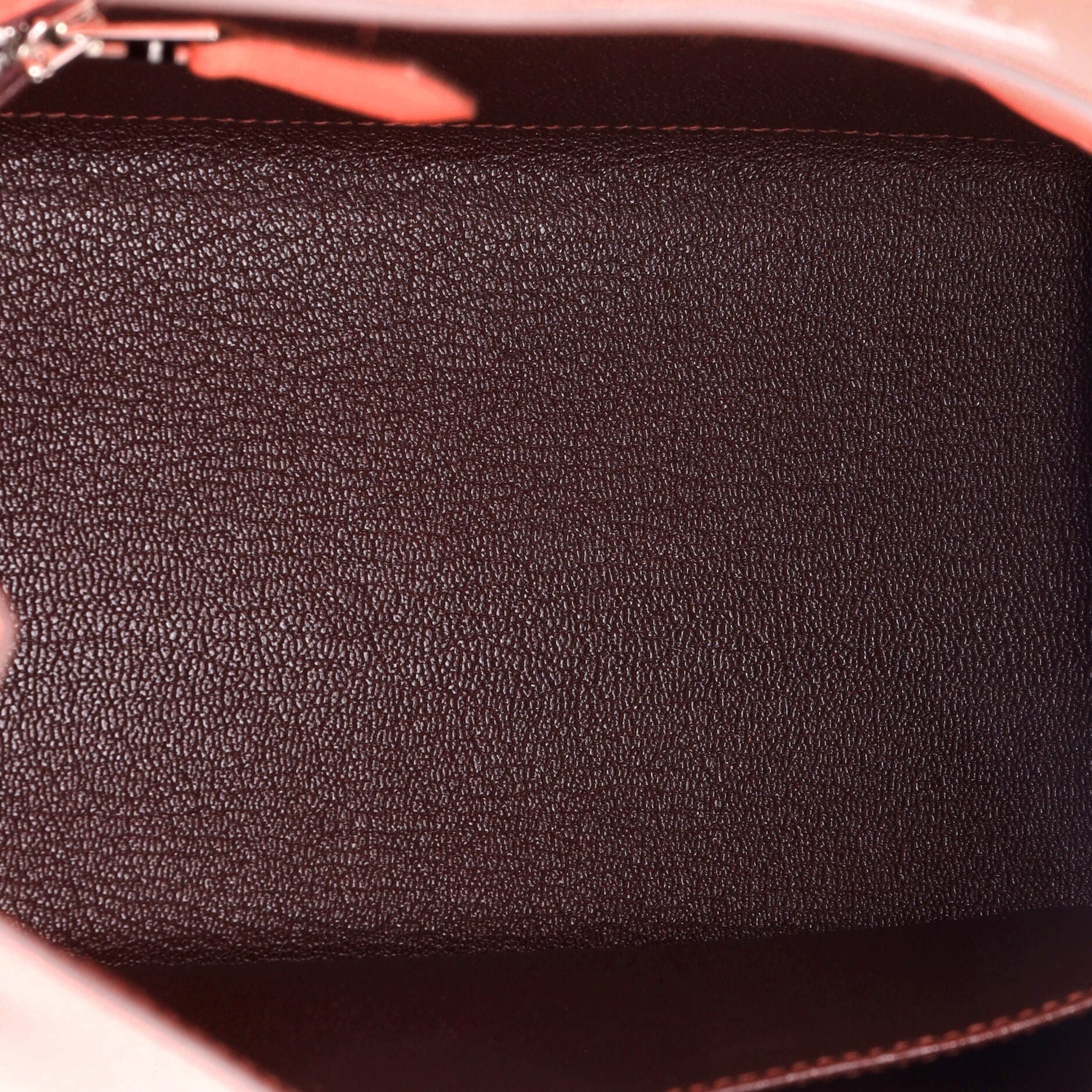 Pre-Owned Hermes Kelly Handbag Verso Epsom with Palladium Hardware 25, Alternate, color, 