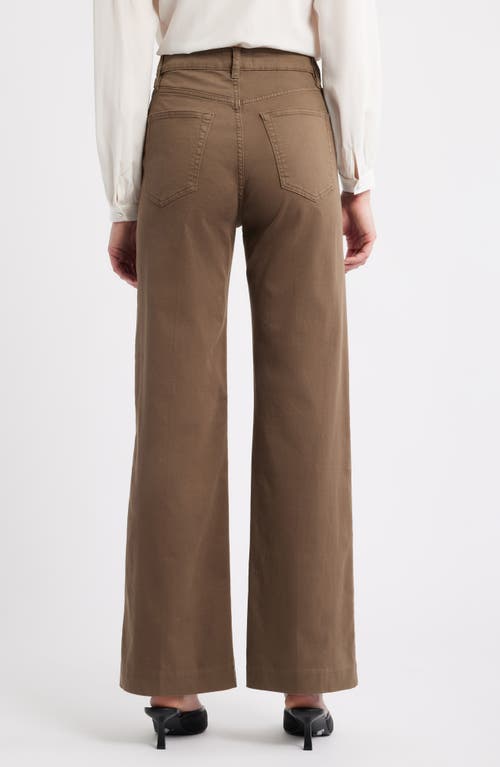 Frame The Refined Patch Pocket Jeans In Brown