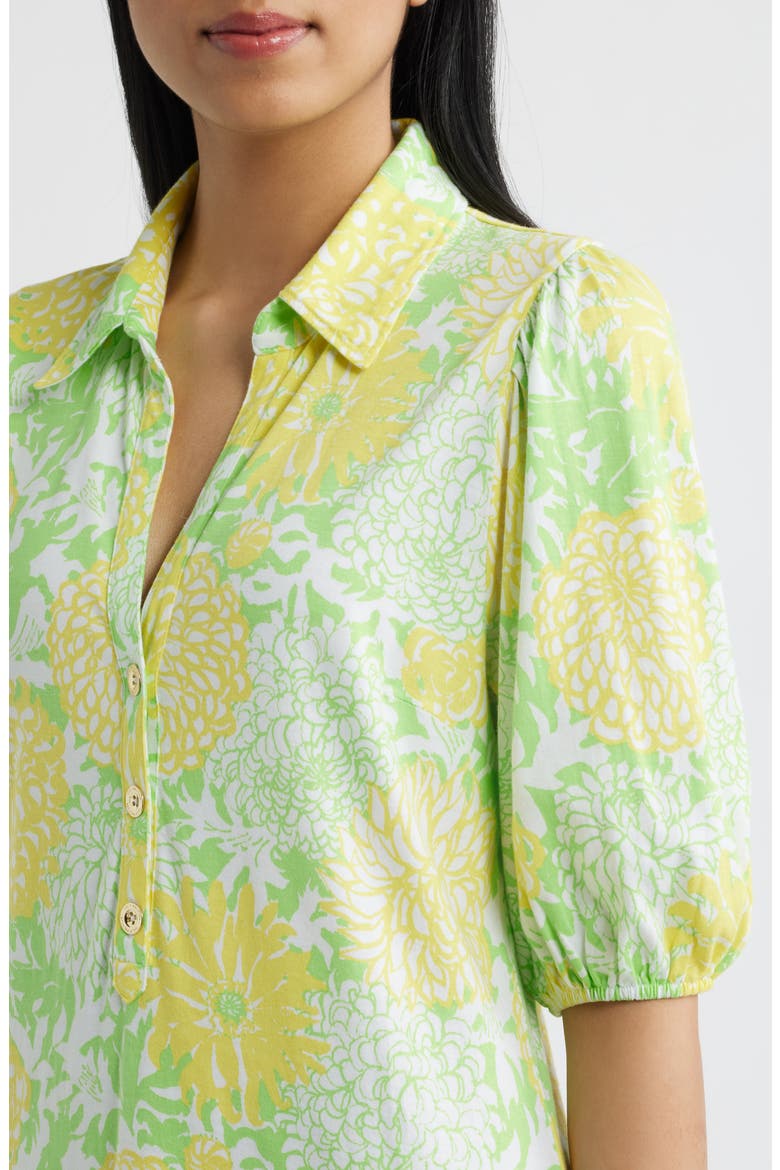 Bingley Floral Print Dress, Alternate, color, CROCODILE GREEN MUMBO JUMBO