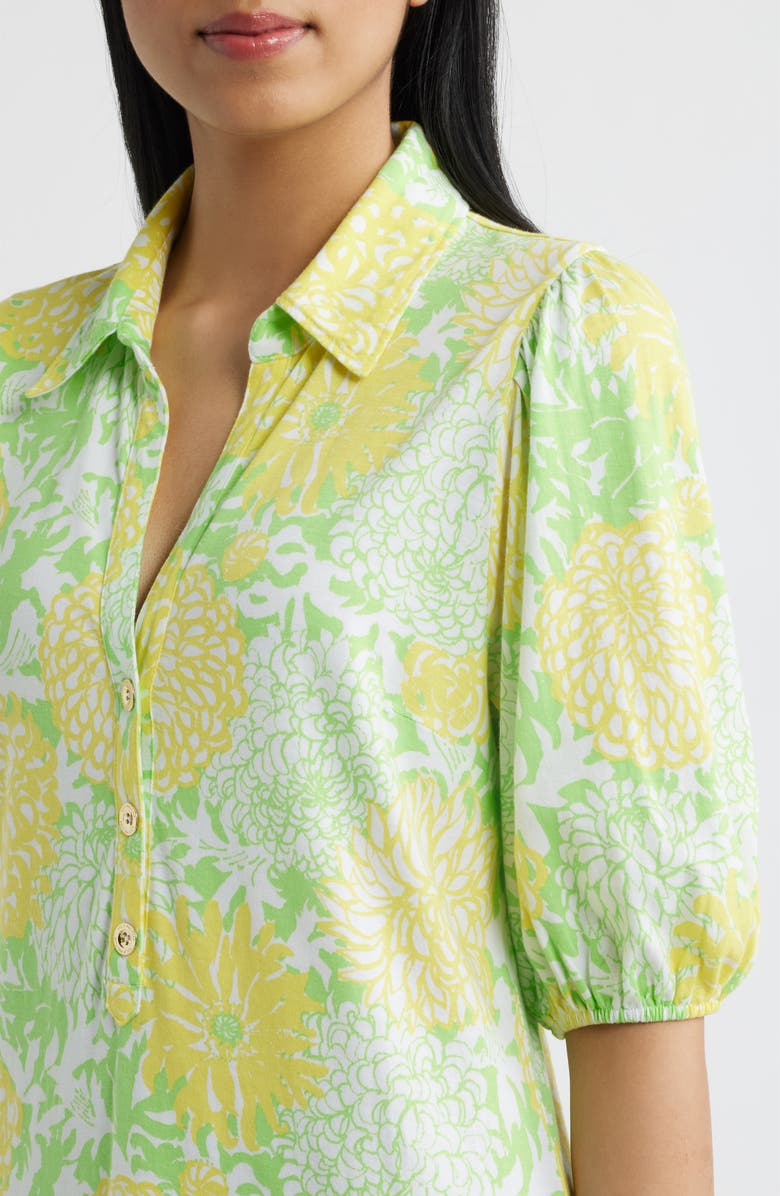 Lilly Pulitzer<sup>®</sup> Bingley Floral Print Dress, Alternate, color, Crocodile Green Mumbo Jumbo