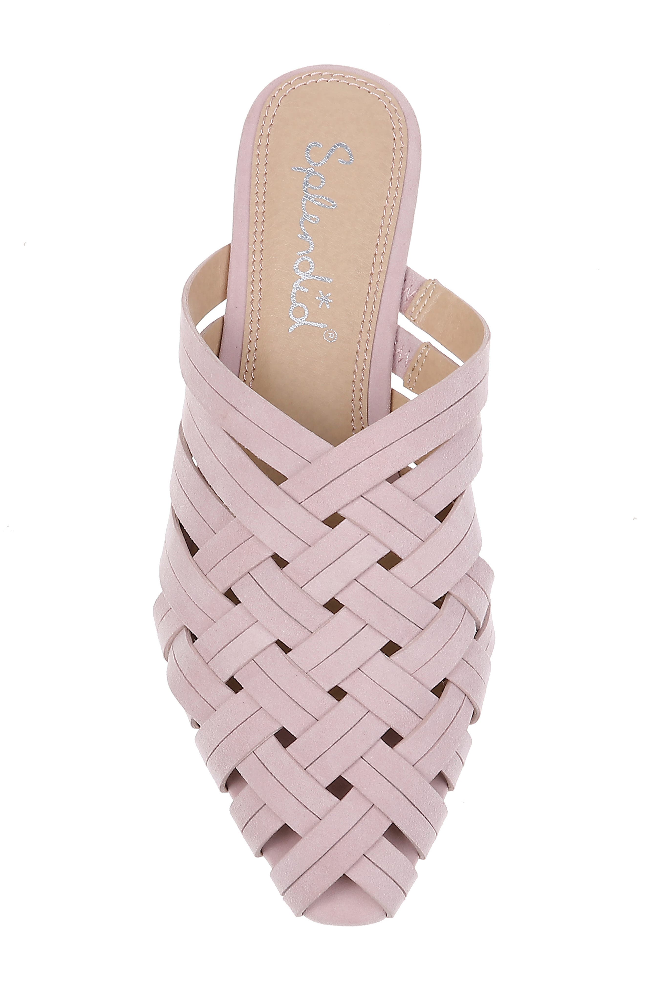 Sherwood Mule, Alternate, color, ROSE SUEDE