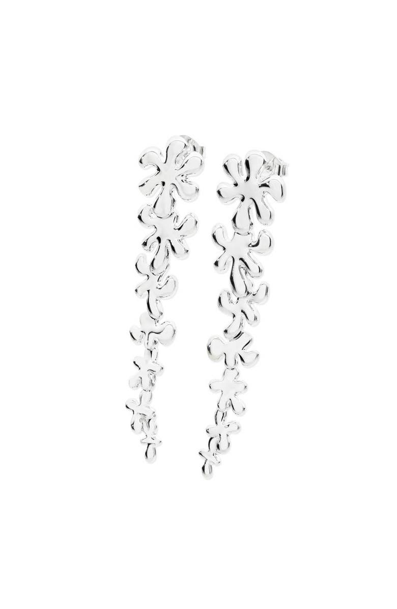 Lucy Quartermaine Splash Taper Drop Earring, Main, color, Sterling Silver