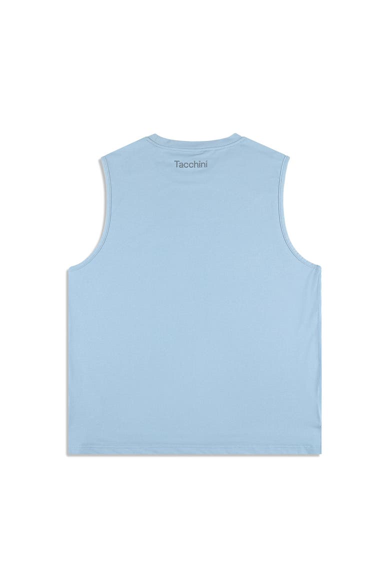 Elio Performance Tank, Alternate, color, FADED DENIM