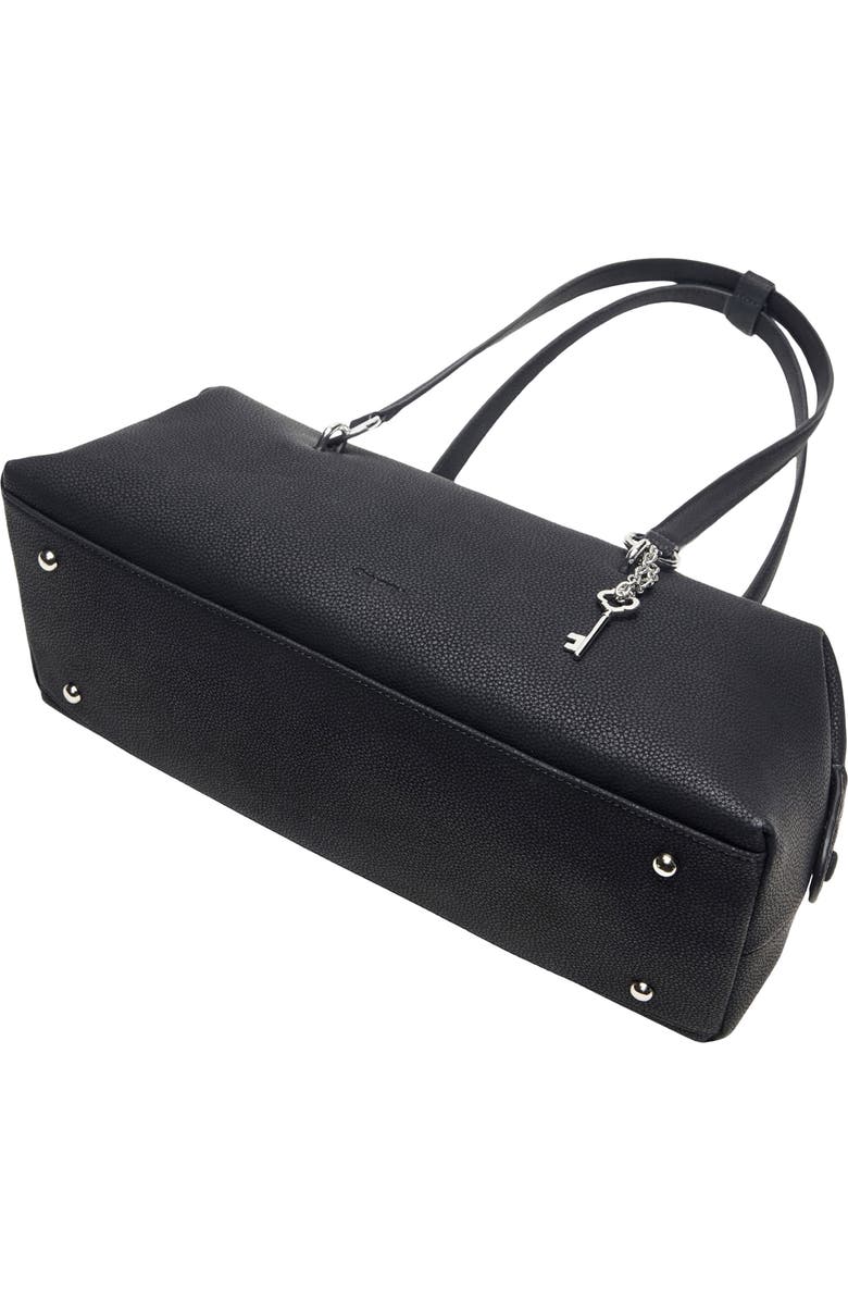 Oryany Martin Leather Shoulder Bag, Alternate, color, Black