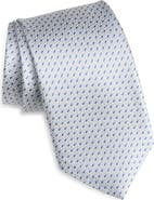 David Donahue Neat Silk Tie