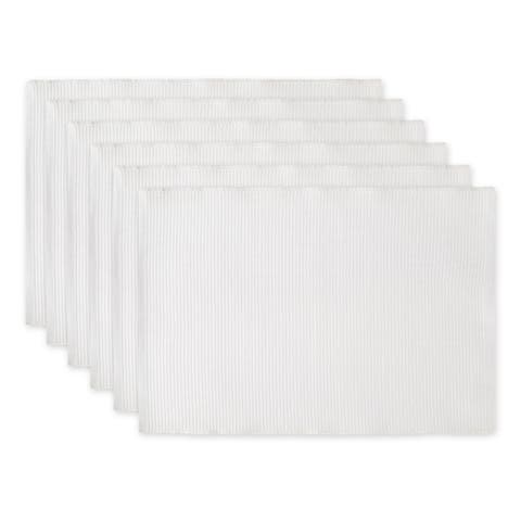 Everyday Ribbed Placemat Set/6