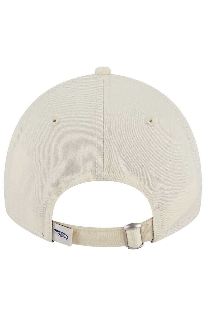 New Era Women's New Era Cream Seattle Seahawks Core Classic 2.0 Adjustable Hat, Alternate, color,