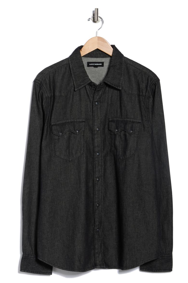 Western Shirt, Alternate, color, GRANVILLE BLACK