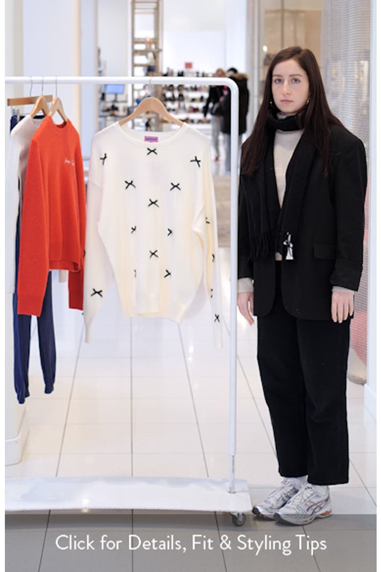 Satin Bow Oversize Sweater video