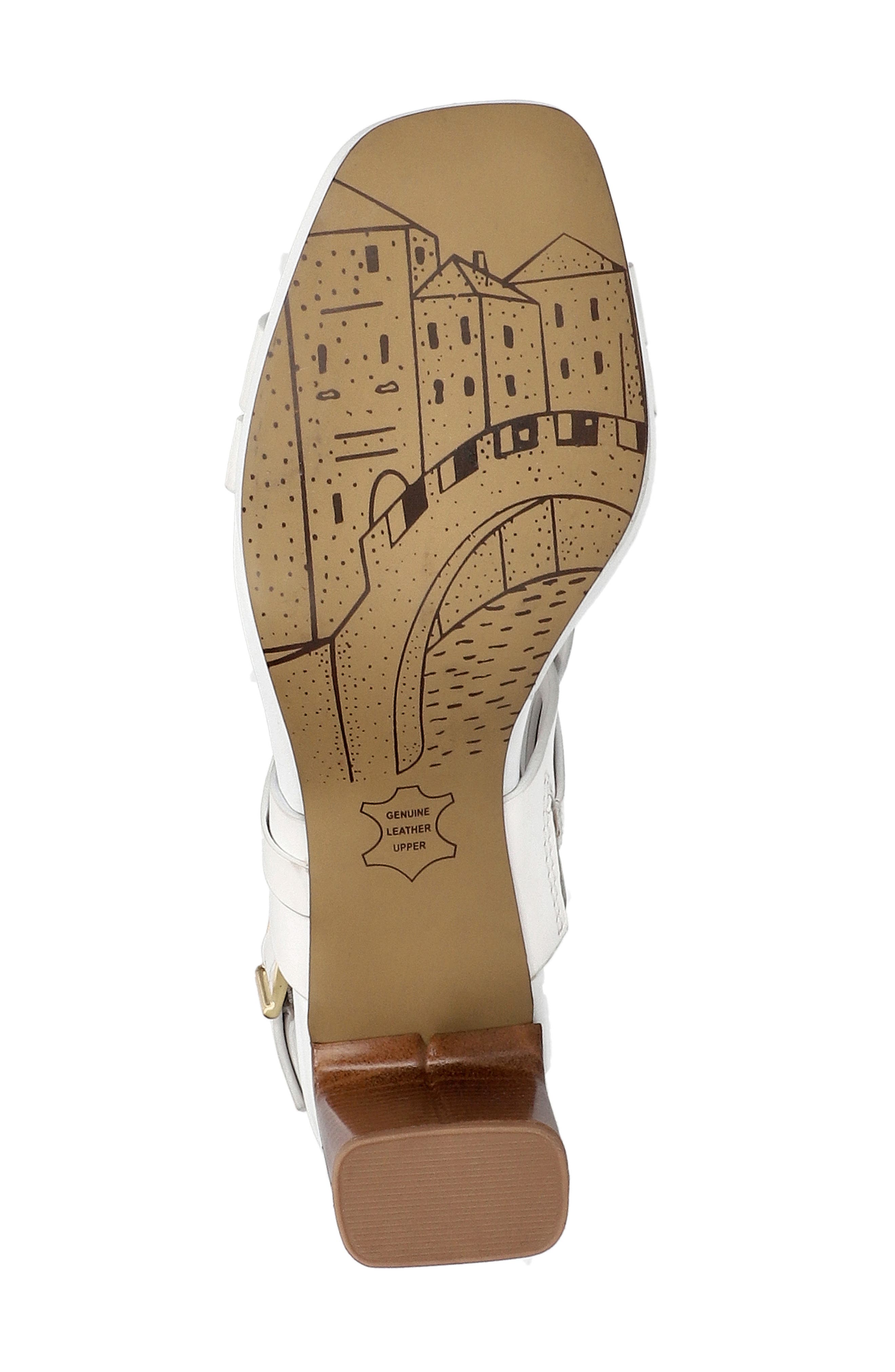Desoto Slingback Sandal, Alternate, color, WHITE LEATHER