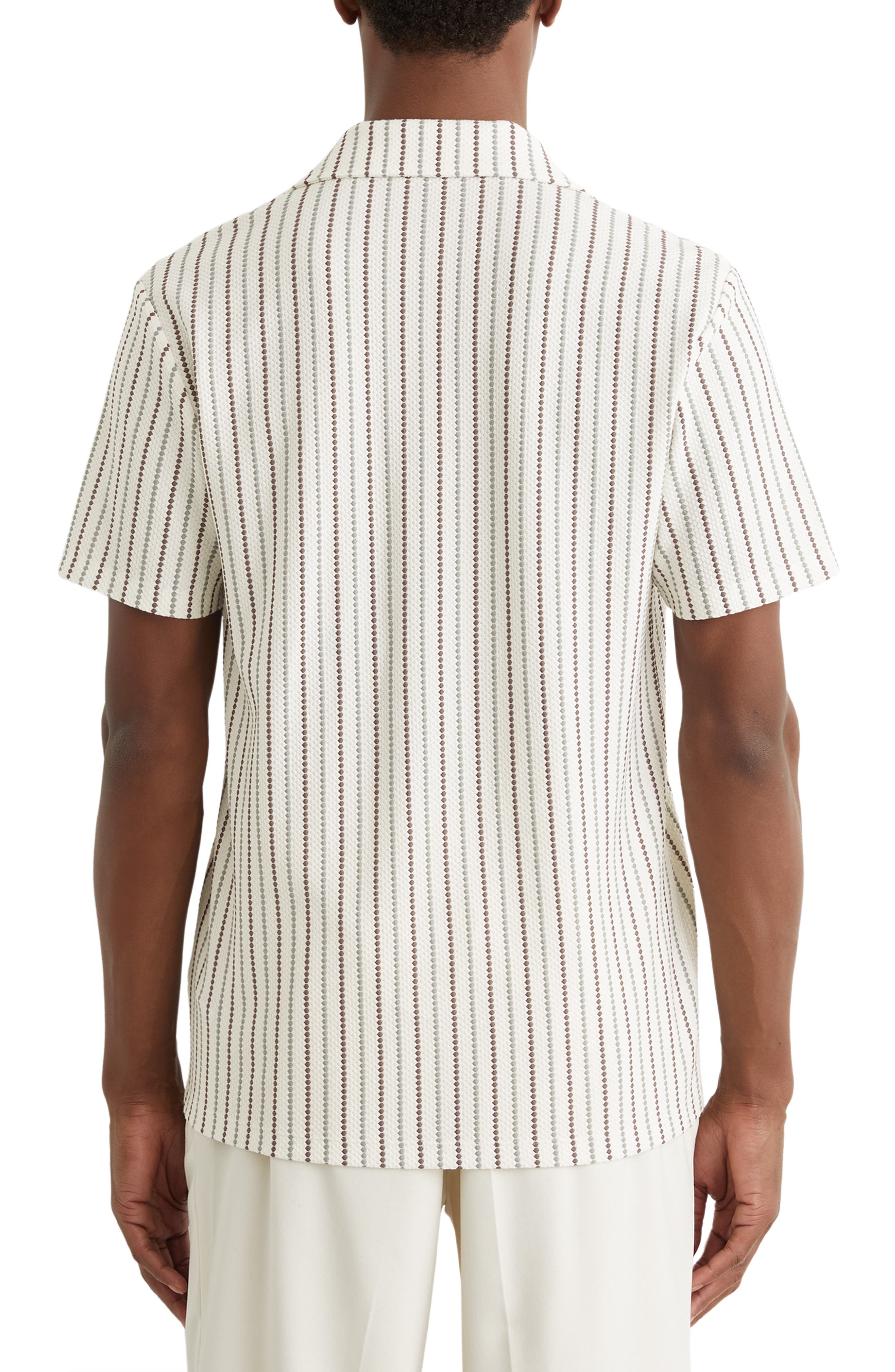 Percey Stripe Camp Shirt - image 2