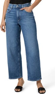 PAIGE Cameron High Waist Ankle Wide Leg Jeans