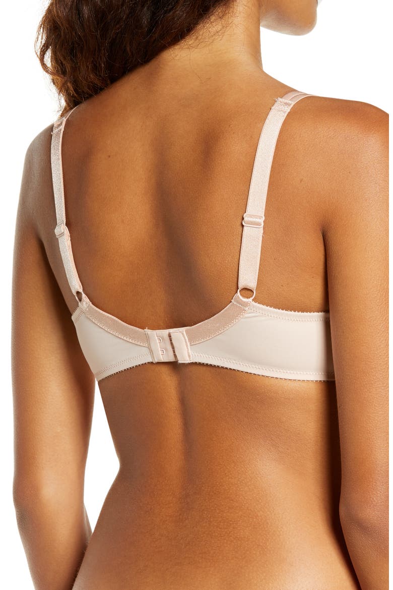 Basic Invisible Smooth Support T-Shirt Bra, Alternate, color, ROSE