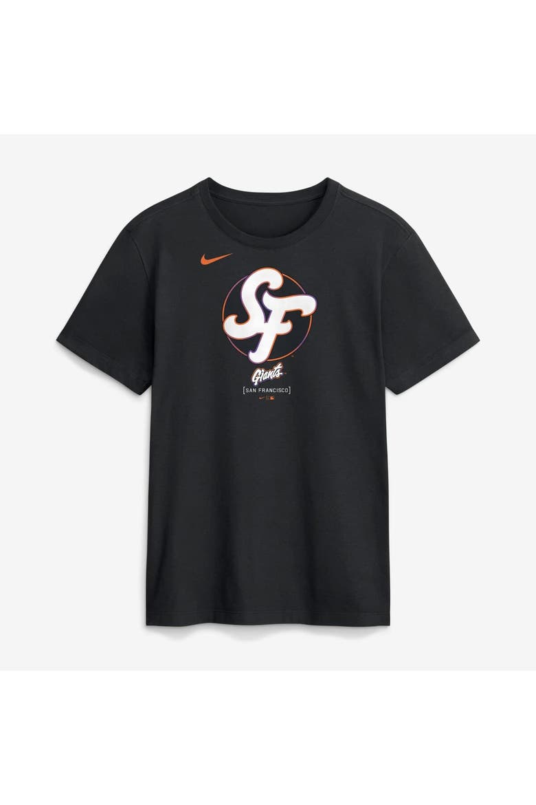 Men's Nike Black San Francisco Giants City Connect Large Logo T-Shirt, Alternate, color, Black