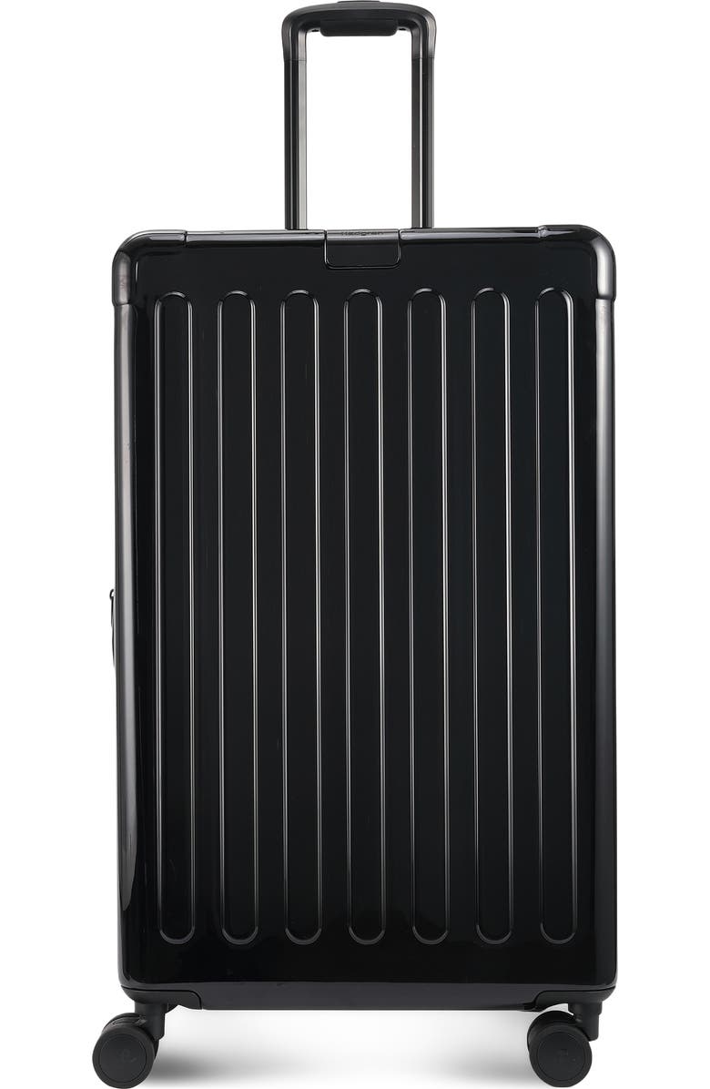 Hedgren Nostos Glossy Large Spinner Suitcase, Main, color, Nocturne