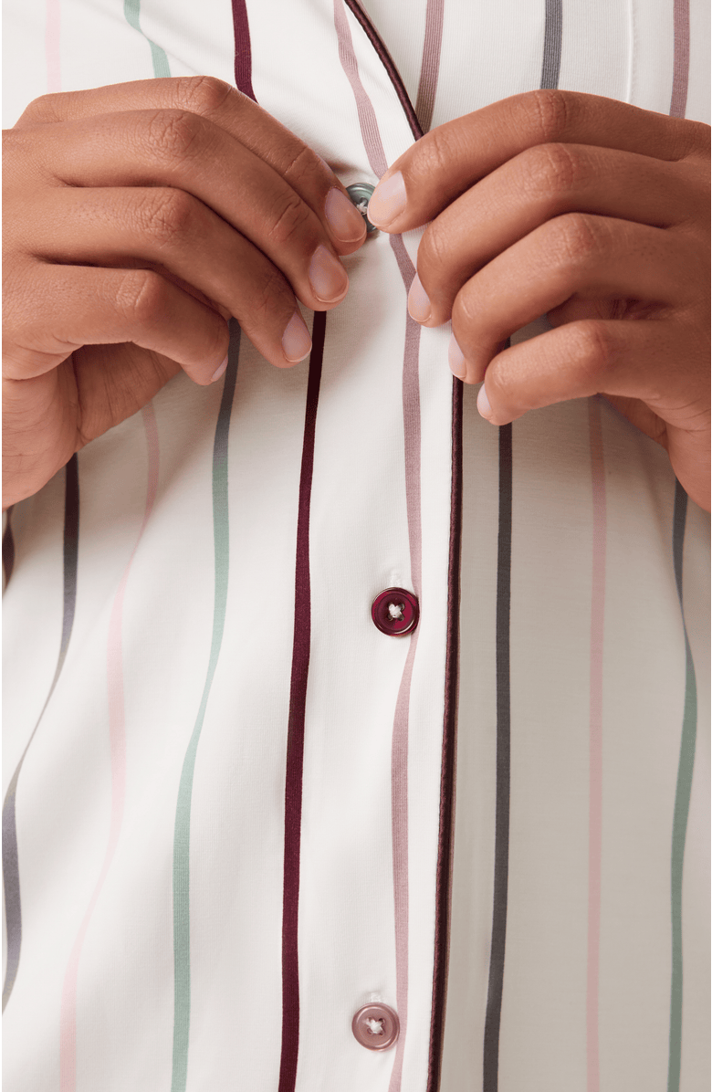 Kindred Bravely Clea Long Sleeve Pajama Set, Alternate, color, Classic Stripe