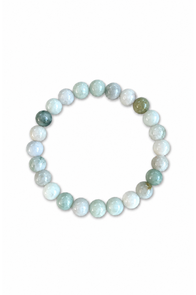 Crystal Healing Beaded Bracelet, Main, color, Jade