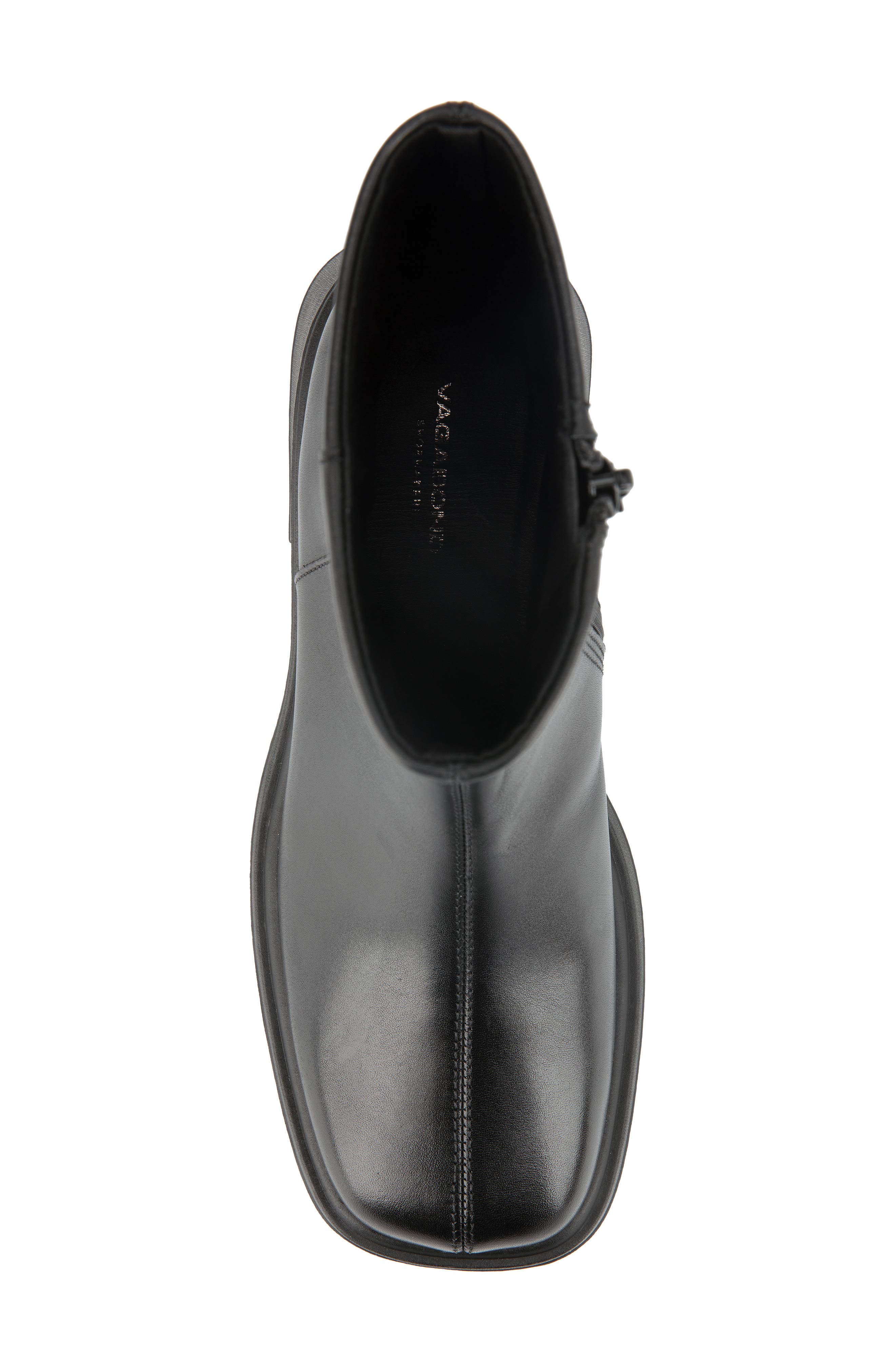 Dorah Leather Bootie, Alternate, color, BLACK
