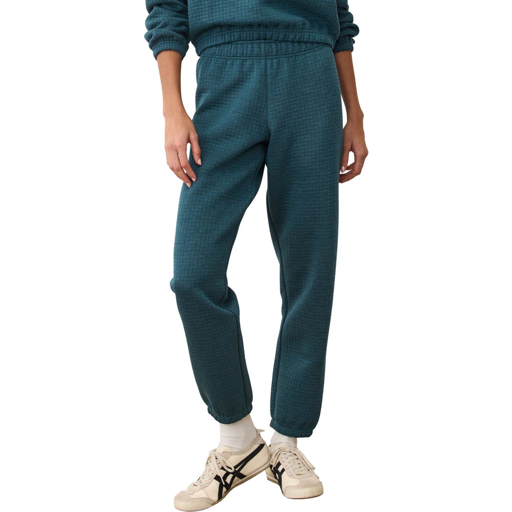 Marine Layer Corbet Quilted Joggers In Green