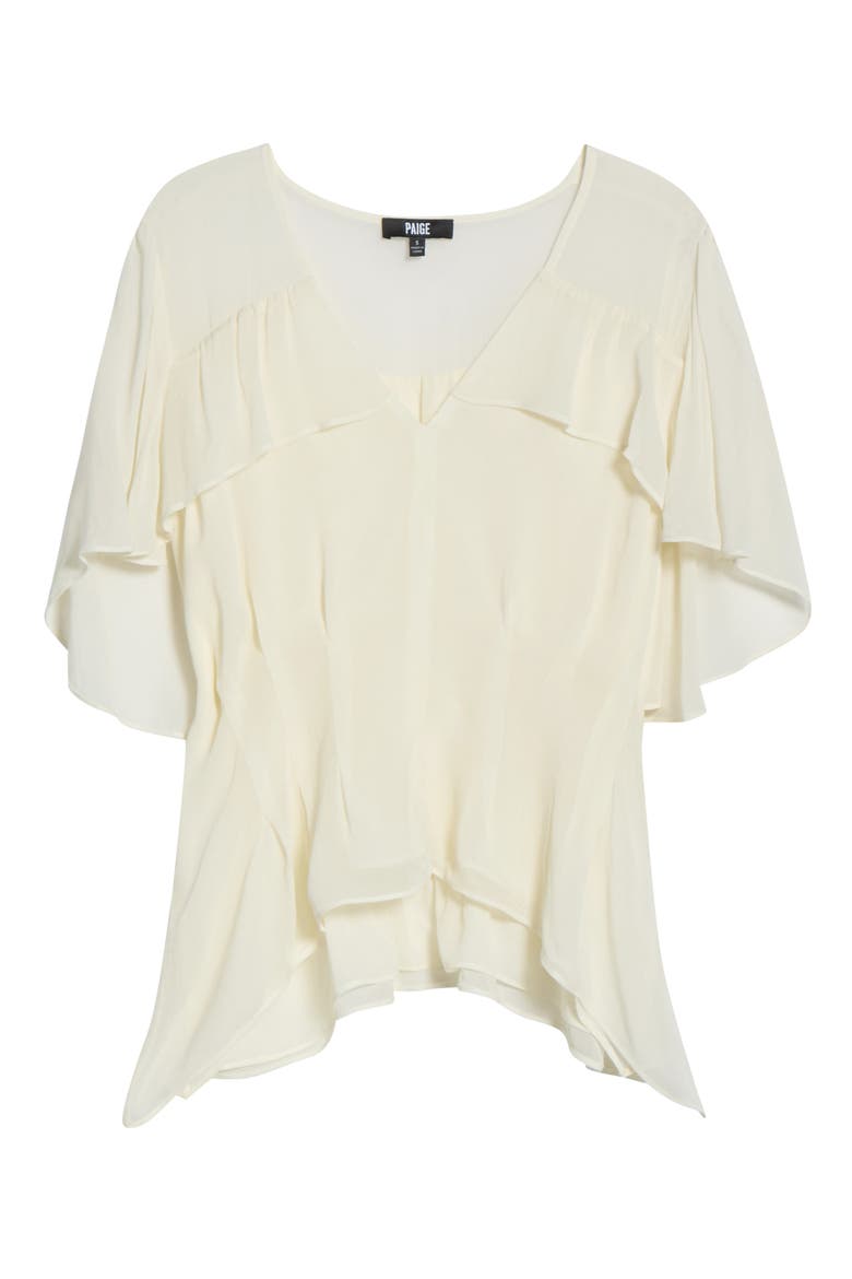 Willa Cape Shoulders Top, Alternate, color, ANTIQUE WHITE