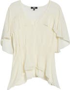 PAIGE Willa Cape Shoulders Top