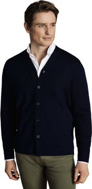 Charles Tyrwhitt Merino Button Up Cardigan