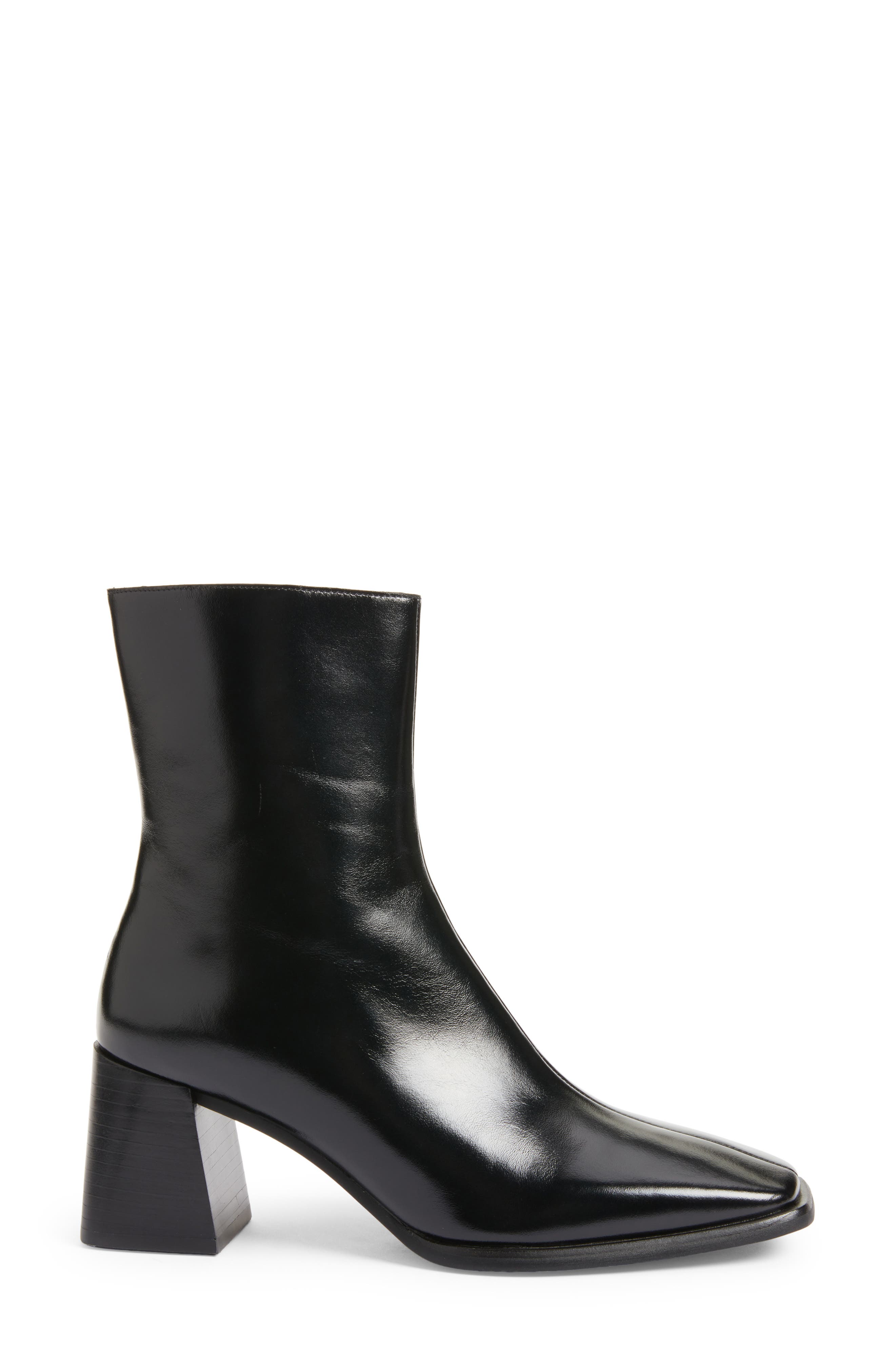 Geist Square Toe Boot, Alternate, color, BLACK CRINKLE PATENT