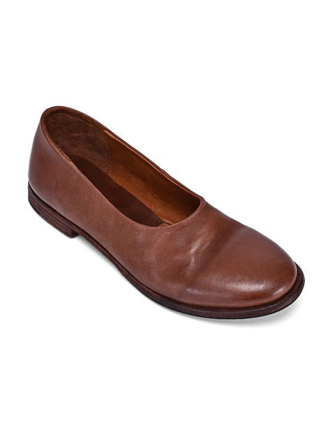 Heritage Genuine Leather Minimal Soft Mary Jane Flat