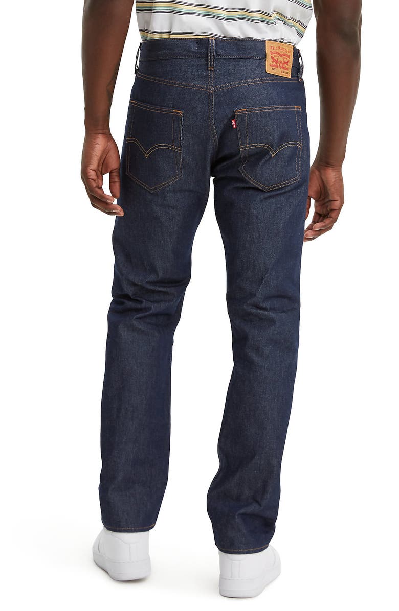 Levi's<sup>®</sup> 501<sup>®</sup> Original Straight Leg Jeans, Alternate, color, Rigid Stf