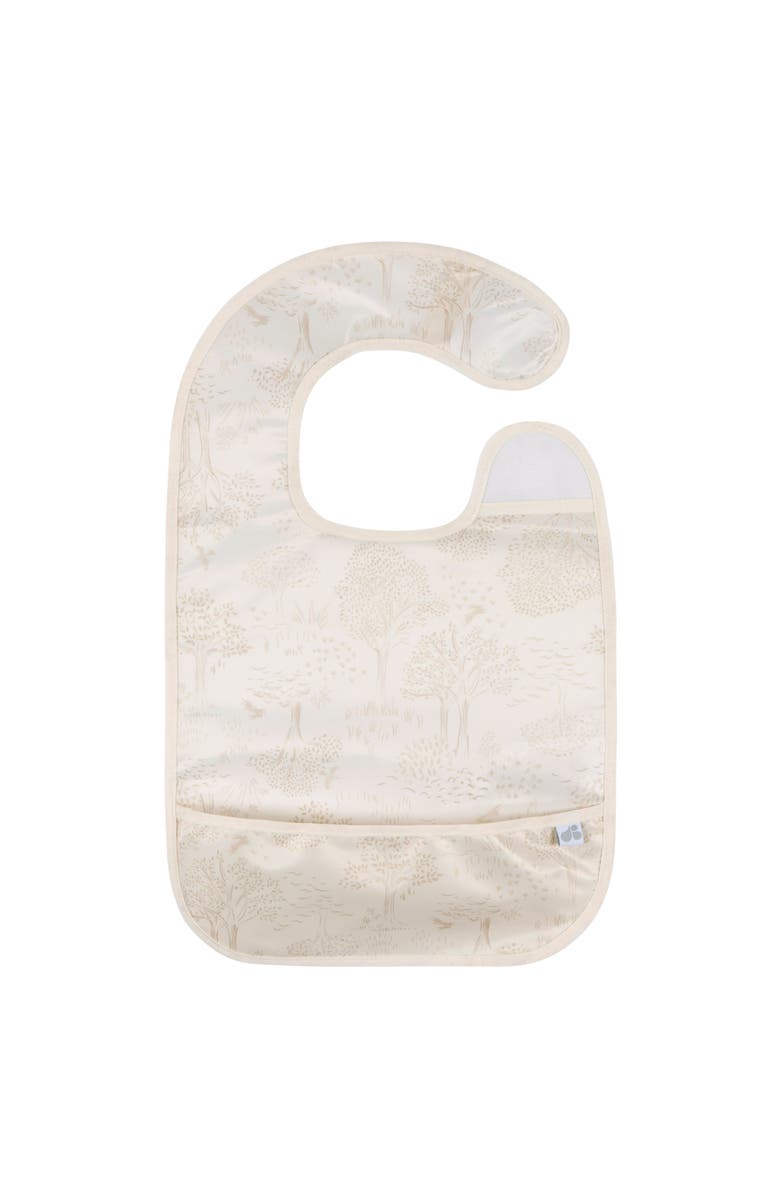 Just Born 2-Pack Wipeable Bibs, Alternate, color, Tan Gingham