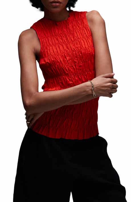 Topshop Smocked Tank